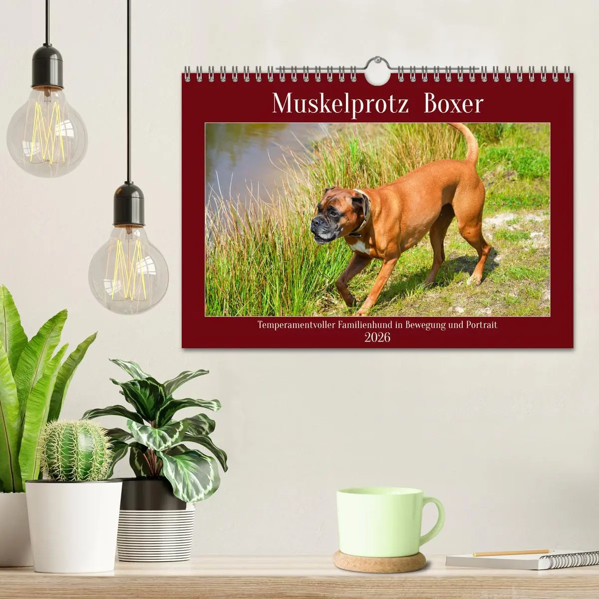 Bild: 9783457570470 | Muskelprotz Boxer (Wandkalender 2026 DIN A4 quer), CALVENDO...