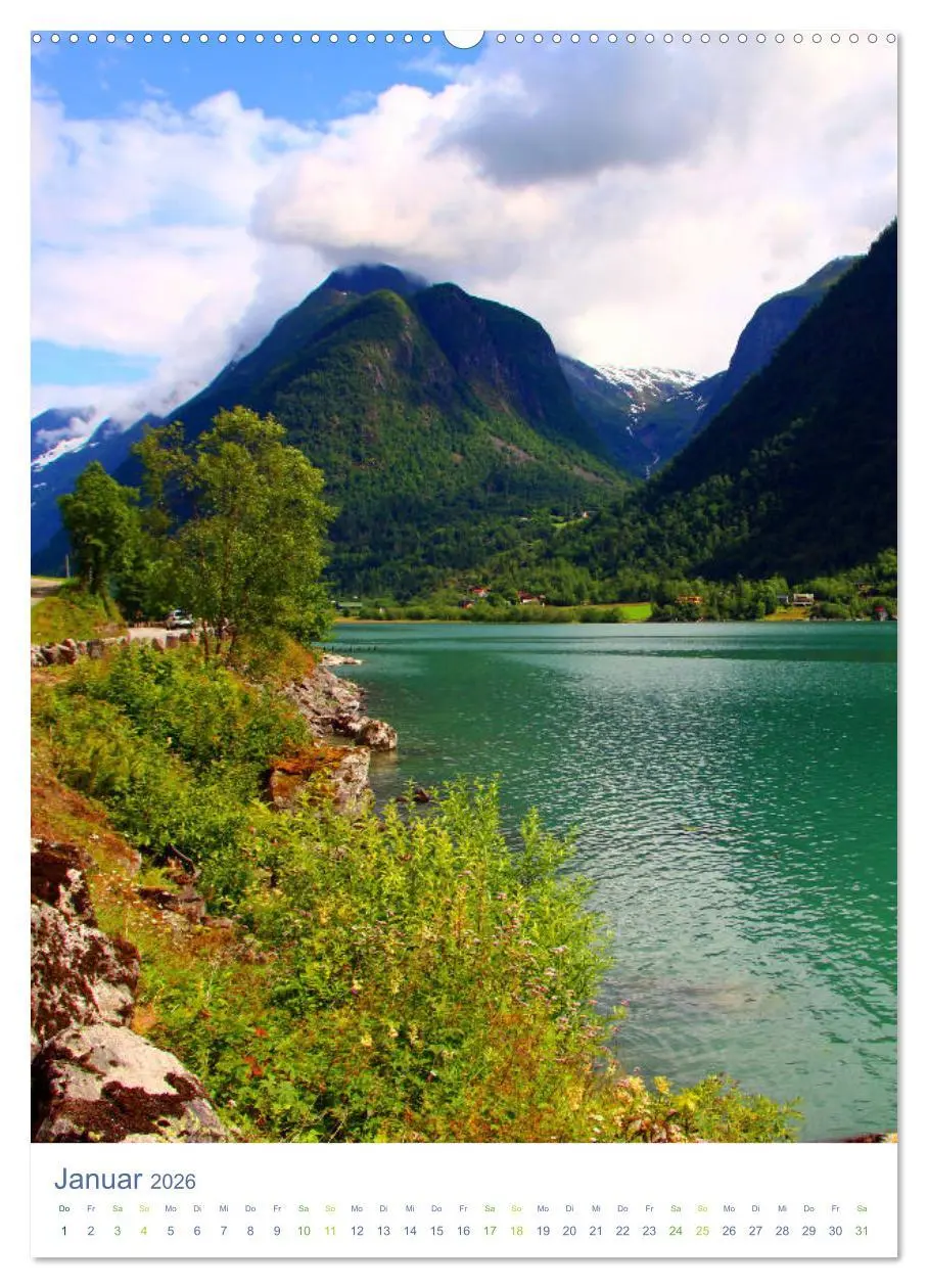 Bild: 9783516420470 | Norwegen - Unterwegs im Fjordland (Wandkalender 2026 DIN A2 hoch),...