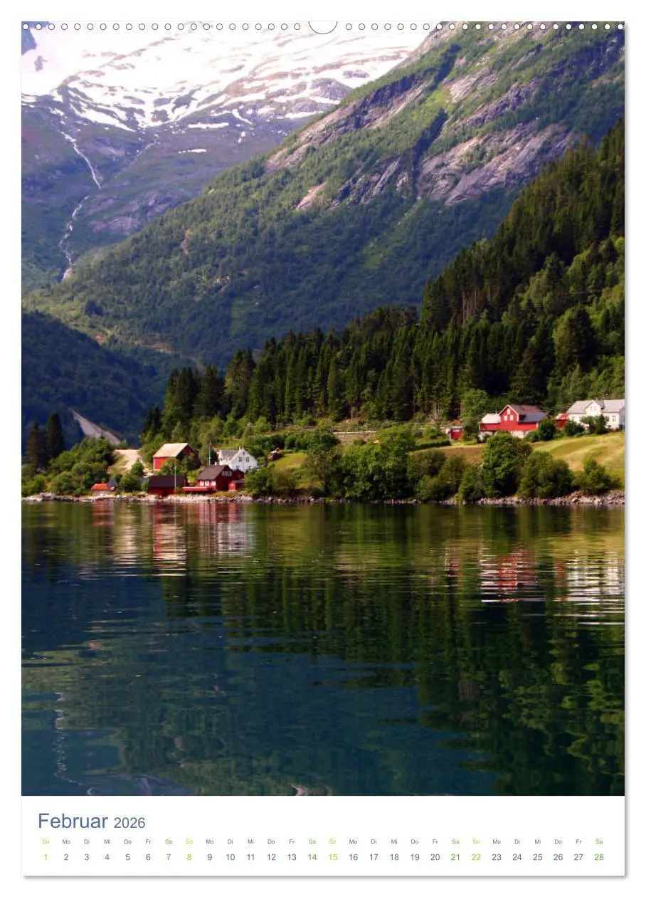 Bild: 9783516420470 | Norwegen - Unterwegs im Fjordland (Wandkalender 2026 DIN A2 hoch),...