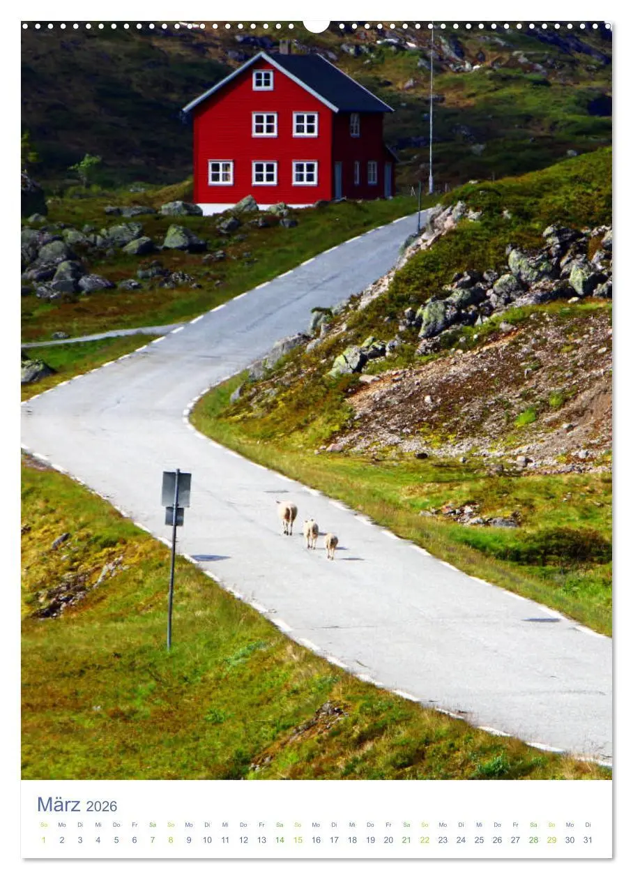 Bild: 9783516420470 | Norwegen - Unterwegs im Fjordland (Wandkalender 2026 DIN A2 hoch),...