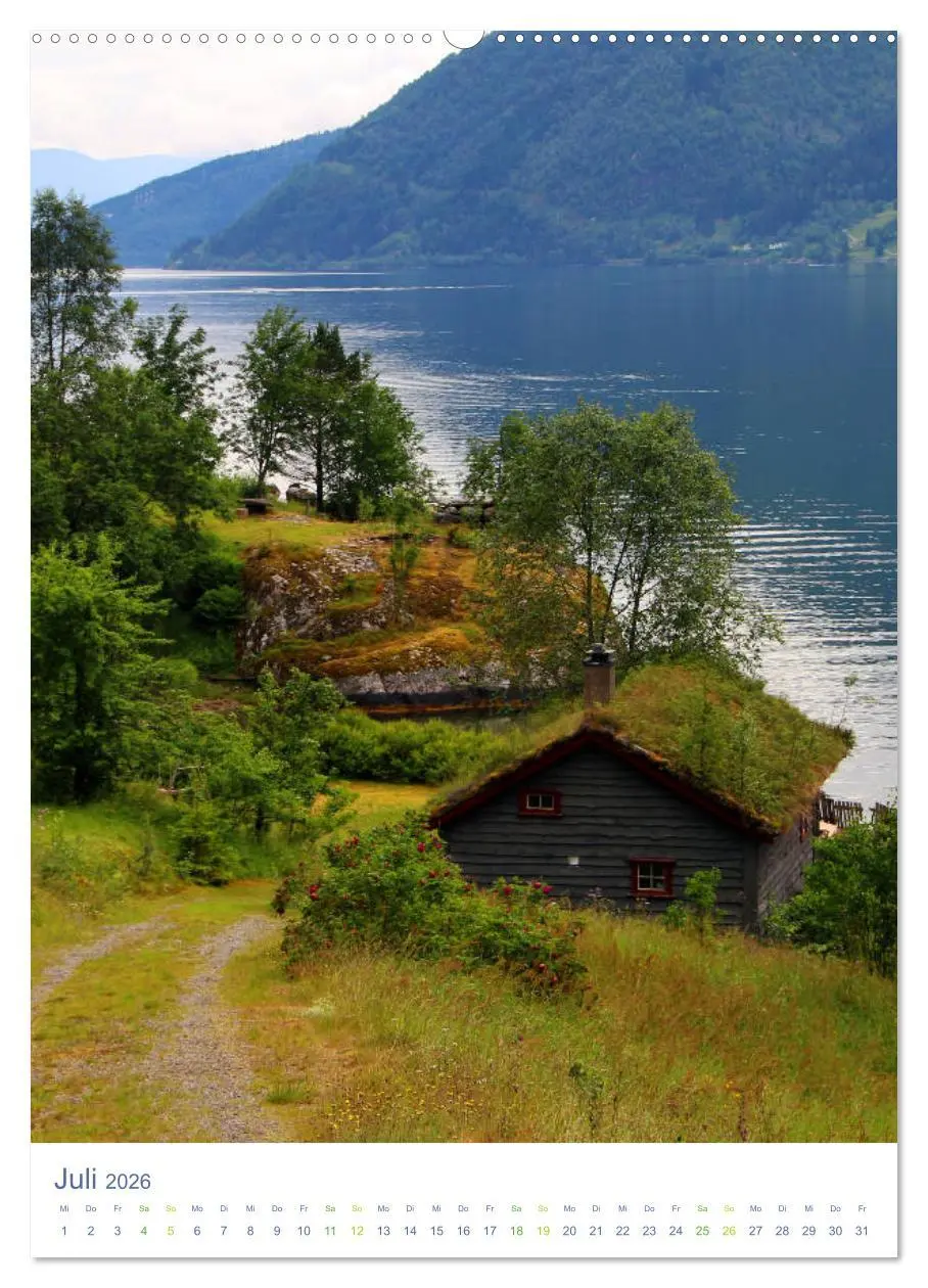 Bild: 9783516420470 | Norwegen - Unterwegs im Fjordland (Wandkalender 2026 DIN A2 hoch),...
