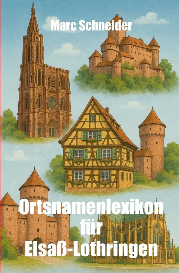 Cover: 9783565000470 | Ortsnamenlexikon für Elsaß-Lothringen | Marc Schneider | Taschenbuch
