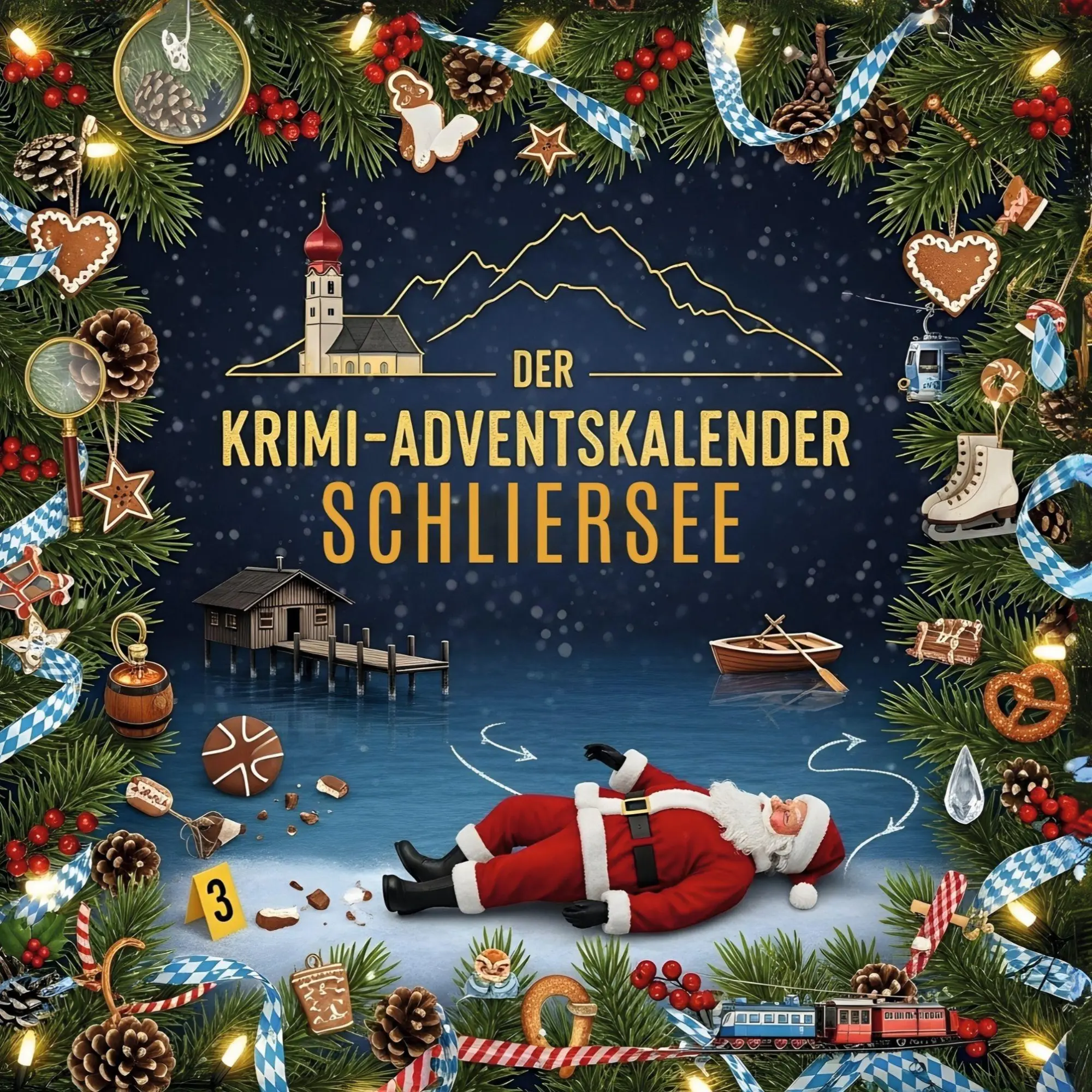 Cover: 9783695310470 | Der Krimi-Adventskalender Schliersee | Mordsverdächtig in 24 Akten