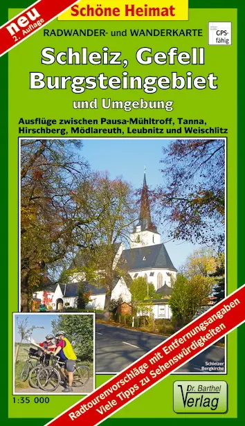 Cover: 9783895910470 | Doktor Barthel Karte Schleiz, Gefell, Burgsteingebiet und Umgebung
