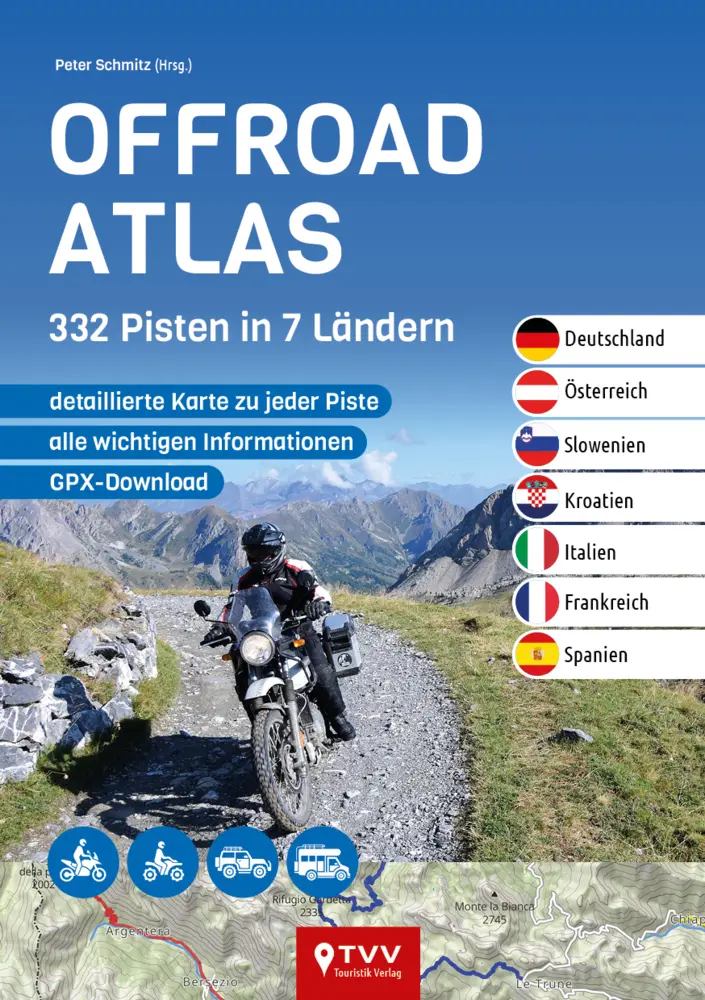Cover: 9783965990470 | Offroad Atlas | 300 Pisten in 7 Ländern | GmbH | Taschenbuch | Deutsch