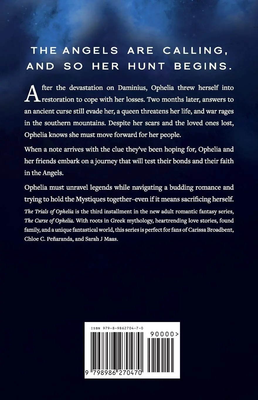 Rückseite: 9798986270470 | The Trials of Ophelia | Nicole Platania | Taschenbuch | Englisch