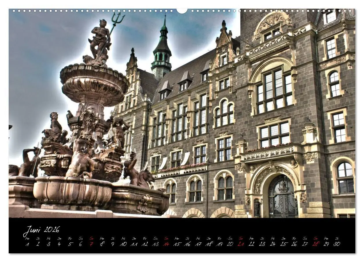 Bild: 9783516100570 | Wuppertal - Stadt der Schwebebahn in HDR (Wandkalender 2026 DIN A2...