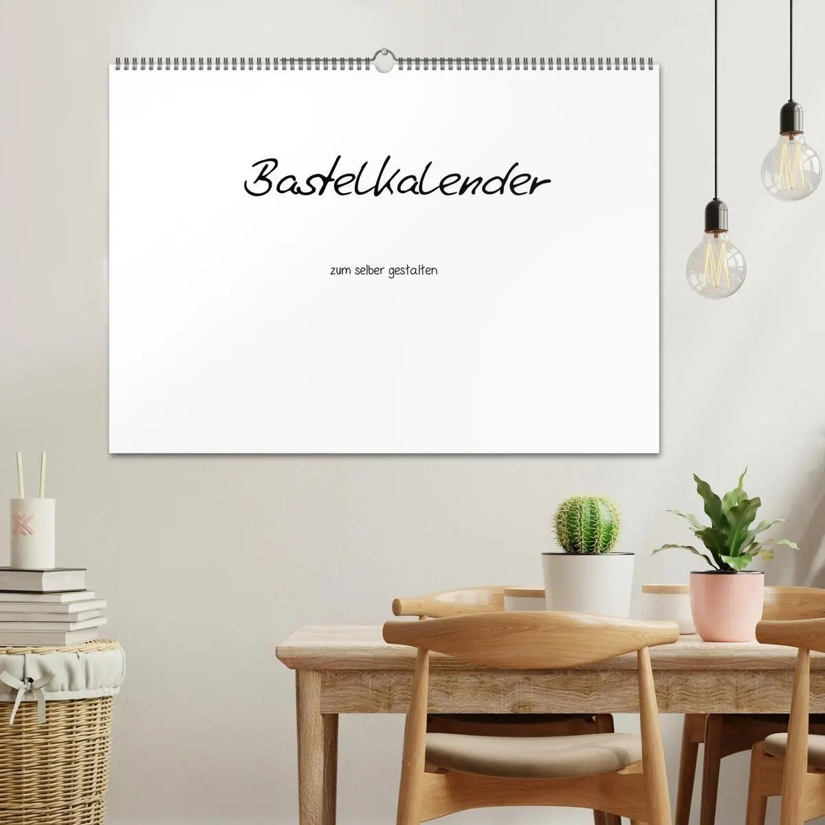 Bild: 9783594180570 | Bastelkalender - Weiss (Wandkalender 2027 DIN A2 quer), CALVENDO...