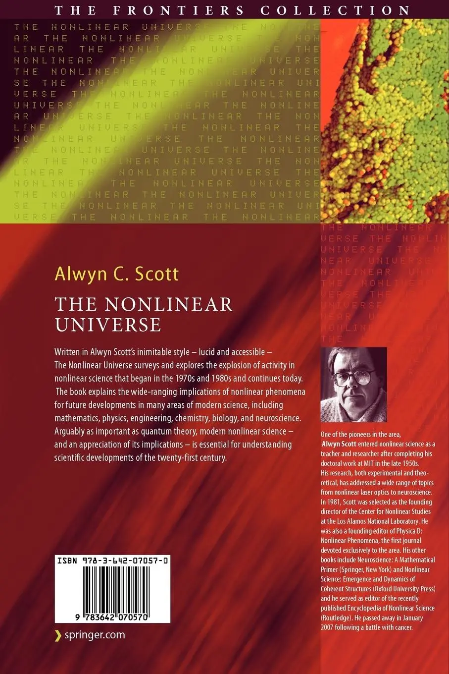 Rückseite: 9783642070570 | The Nonlinear Universe | Chaos, Emergence, Life | Alwyn C. Scott | xiv