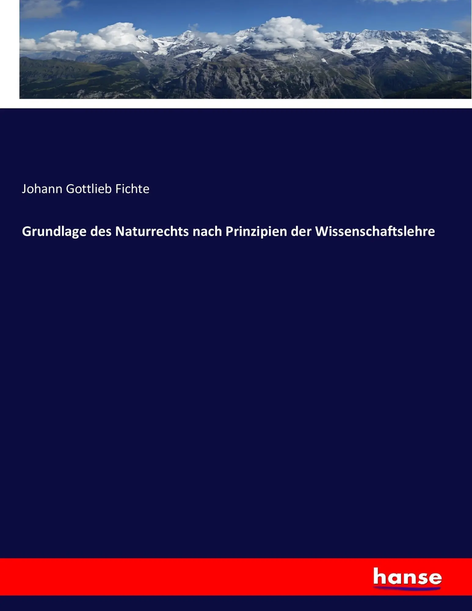 Cover: 9783743430570 | Grundlage des Naturrechts nach Prinzipien der Wissenschaftslehre