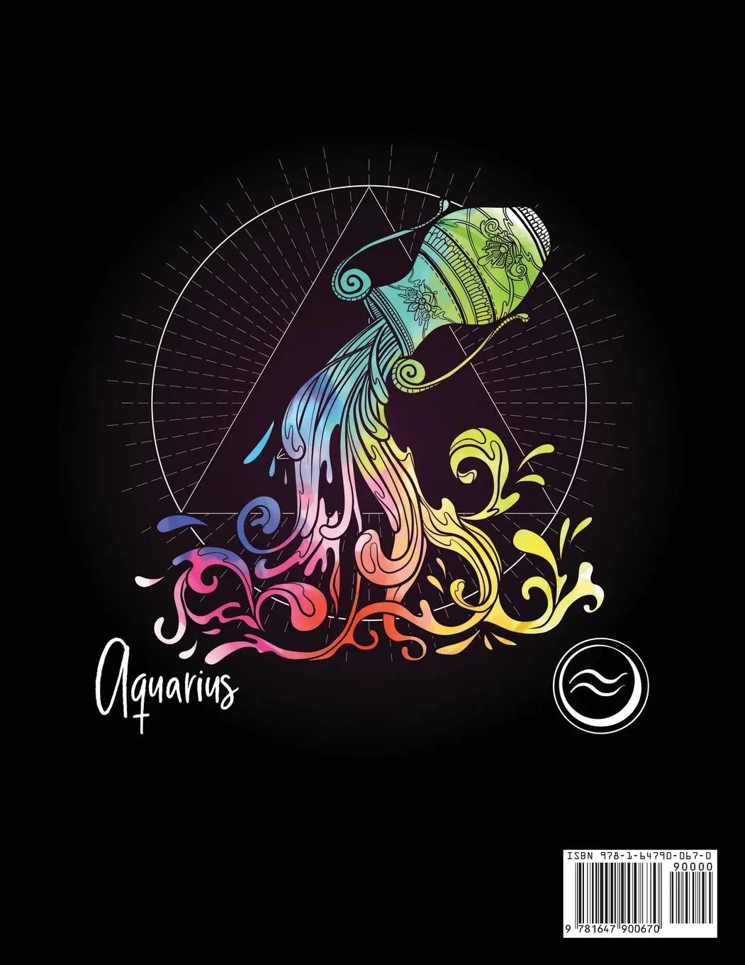 Rückseite: 9781647900670 | Aquarius Astrology Coloring Book | Color Your Zodiac Sign | Press