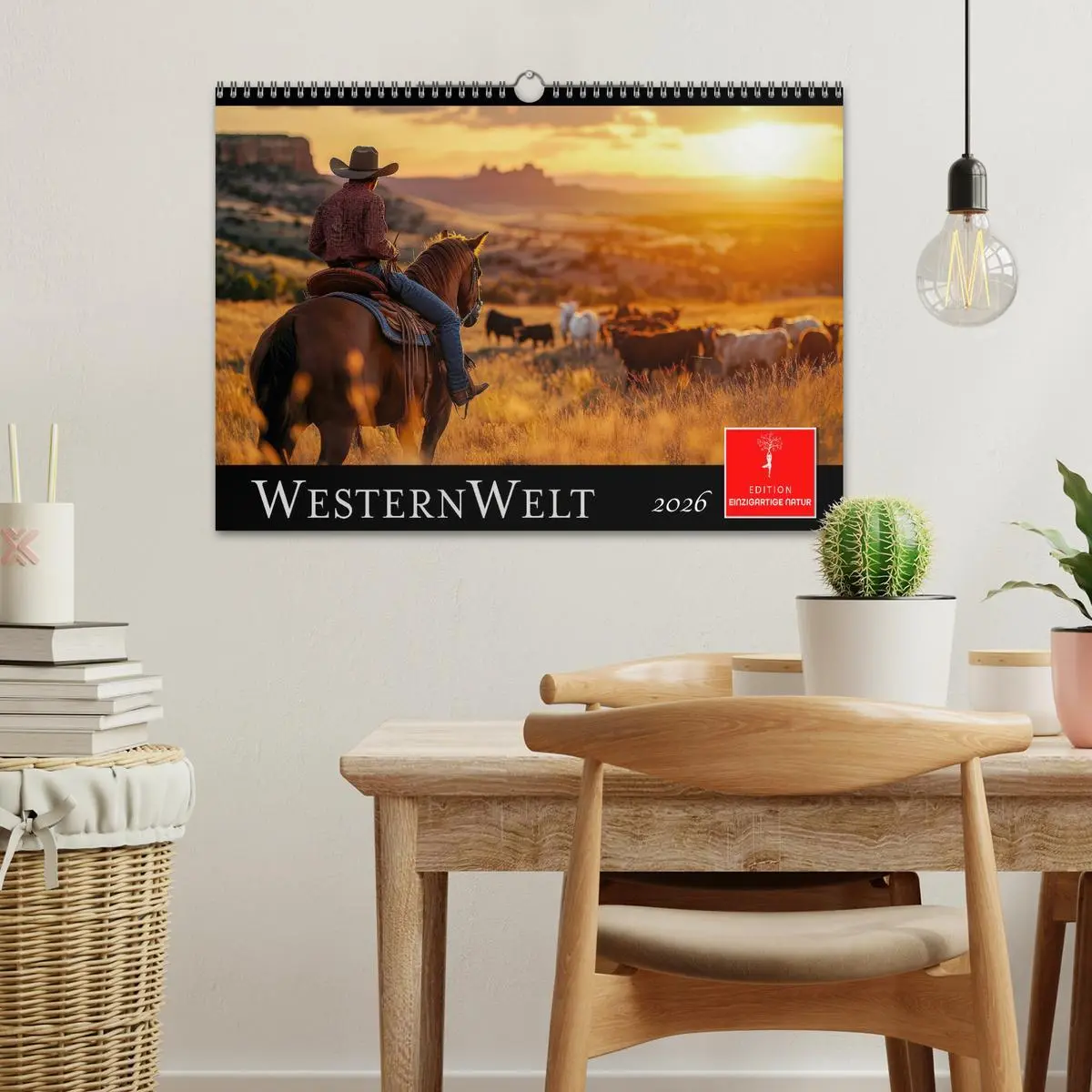 Bild: 9783457310670 | Westernwelt (Wandkalender 2026 DIN A3 quer), CALVENDO Monatskalender