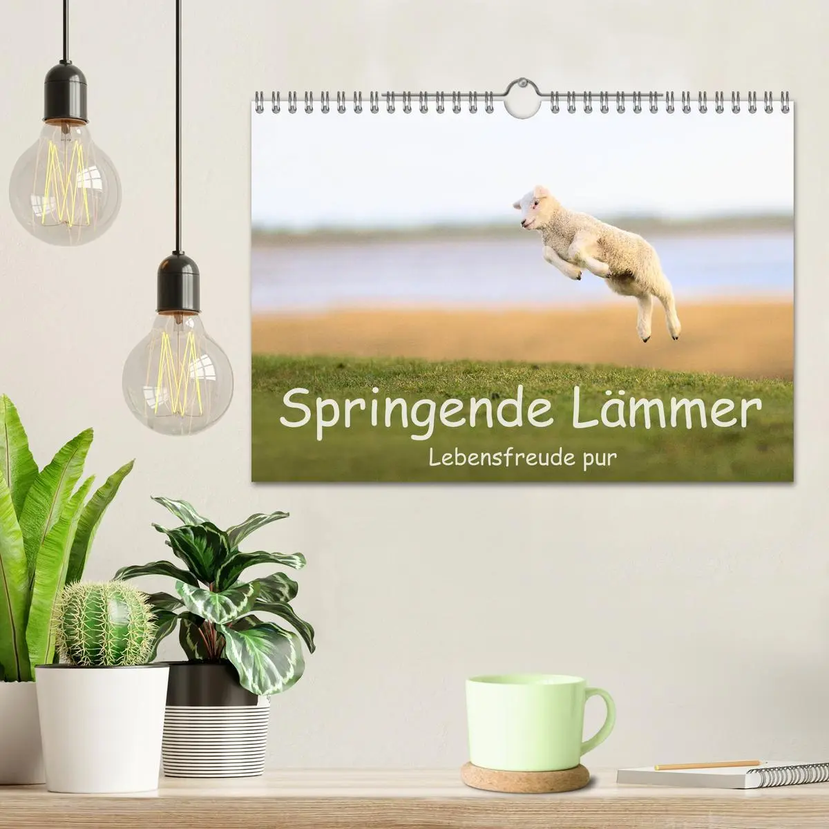 Bild: 9783457790670 | Springende Lämmer: Lebensfreude pur (Wandkalender 2026 DIN A4...