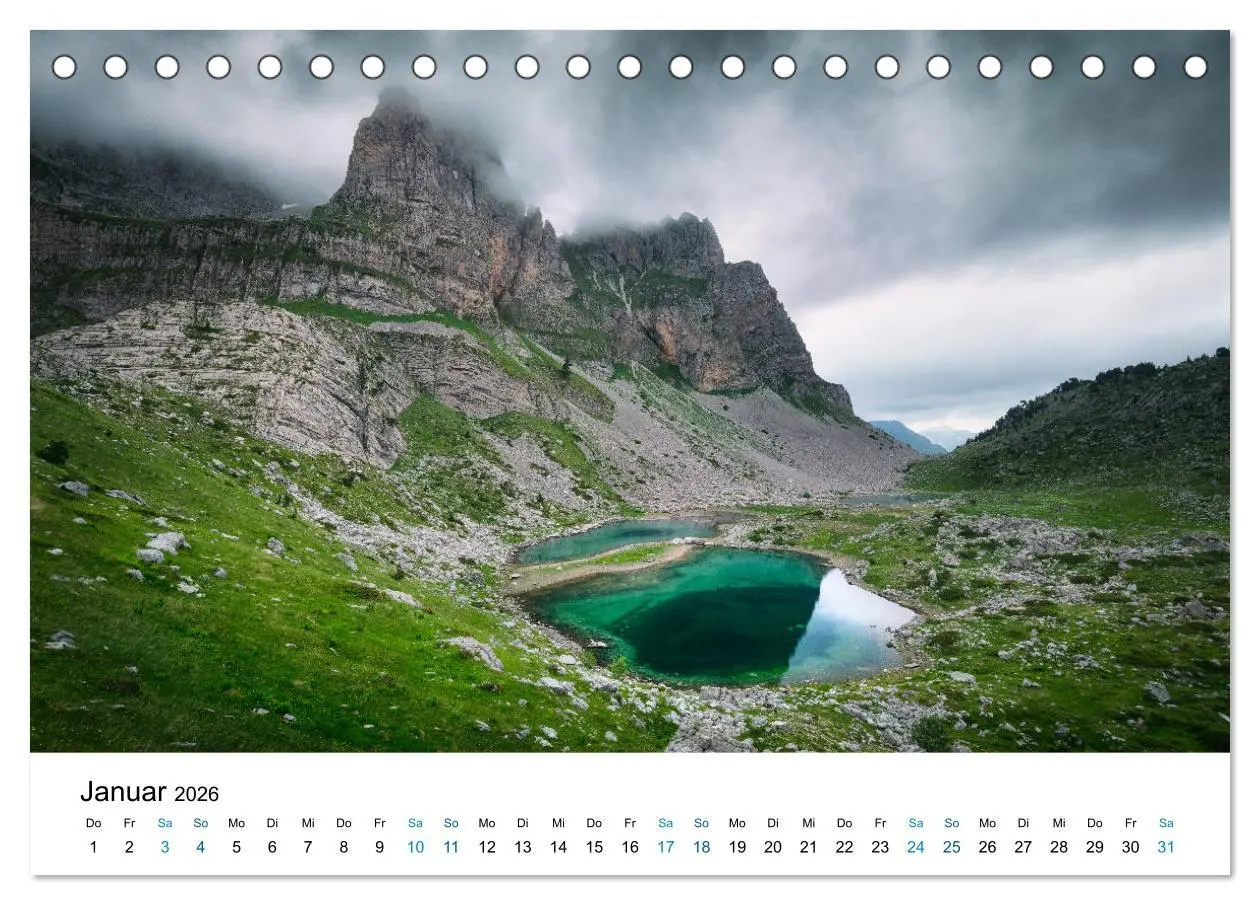 Bild: 9783457930670 | Albanien - Europas geheimes Paradies (Tischkalender 2026 DIN A5...
