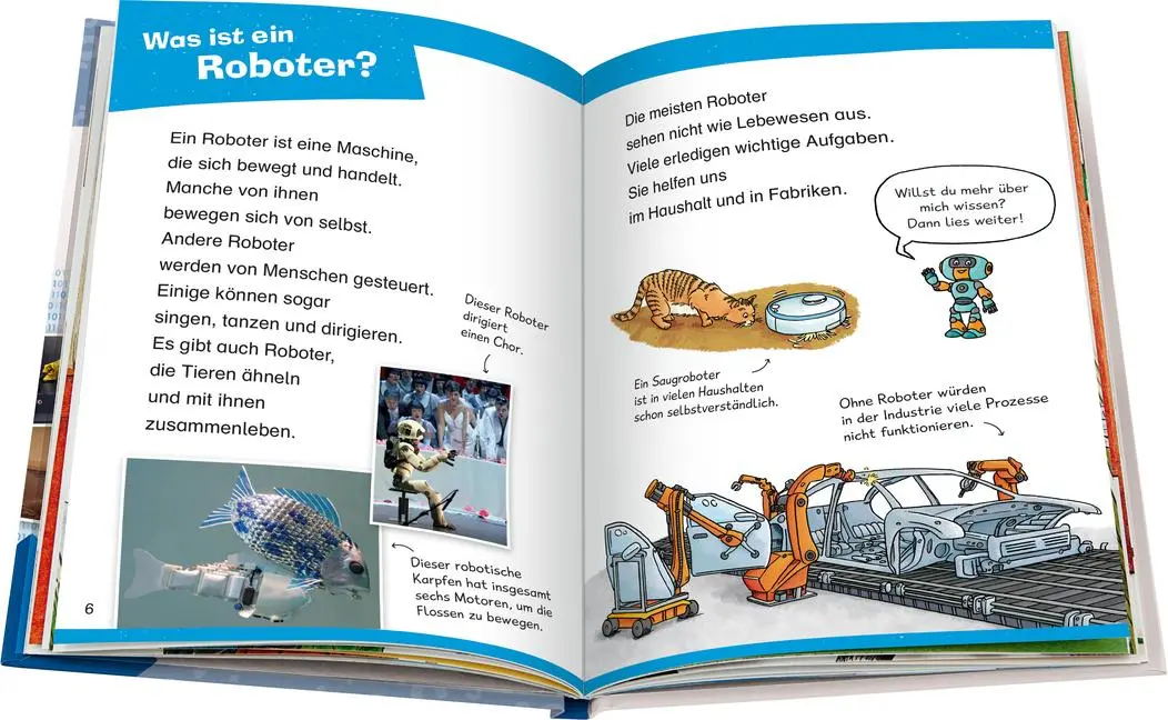 Bild: 9783473600670 | Wieso? Weshalb? Warum? Erstleser, Band 14 - Roboter | Annette Neubauer