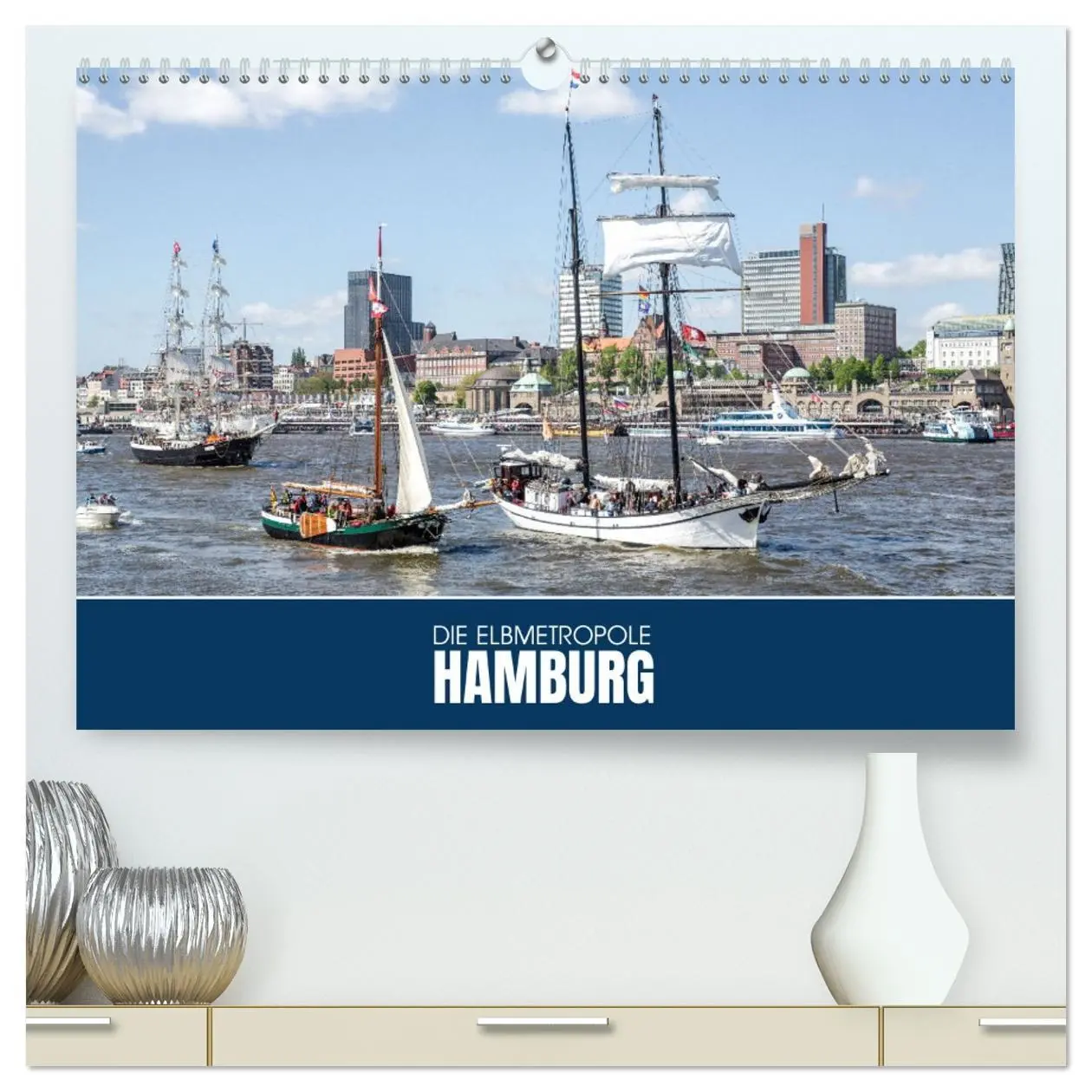 Cover: 9783516640670 | Die Elbmetropole Hamburg (hochwertiger Premium Wandkalender 2026...
