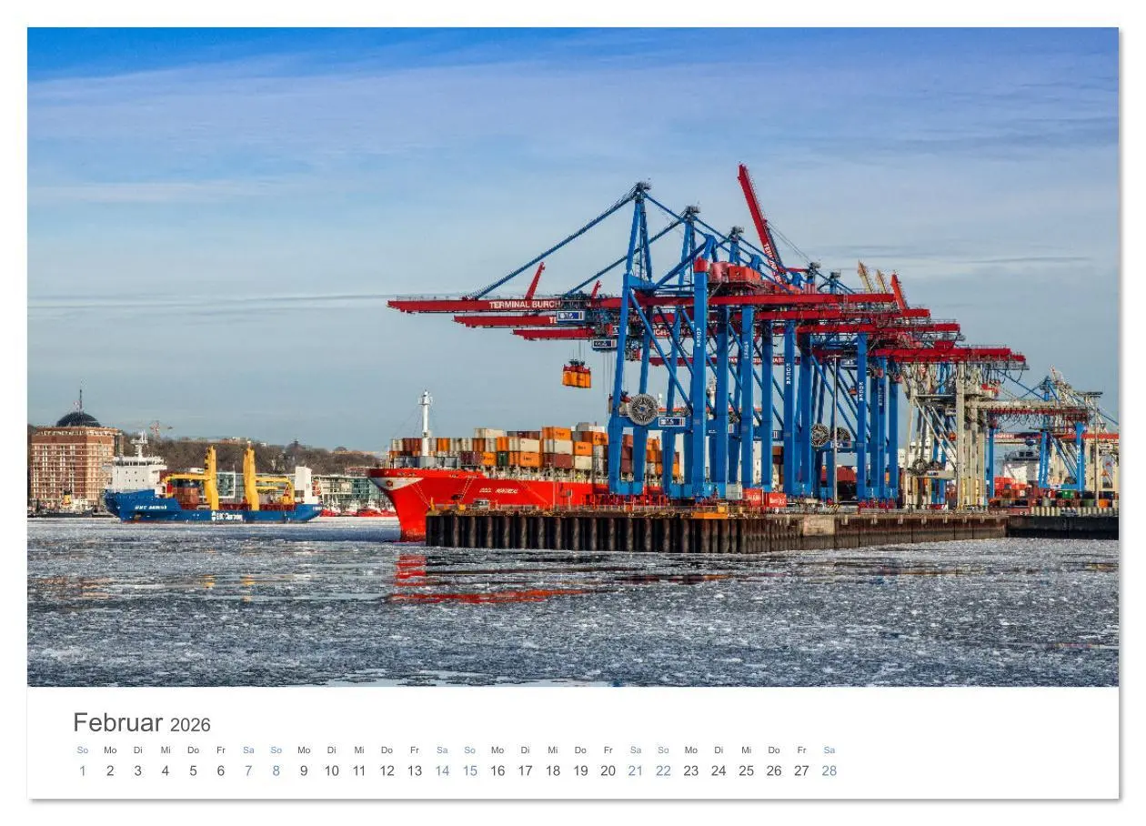 Bild: 9783516640670 | Die Elbmetropole Hamburg (hochwertiger Premium Wandkalender 2026...
