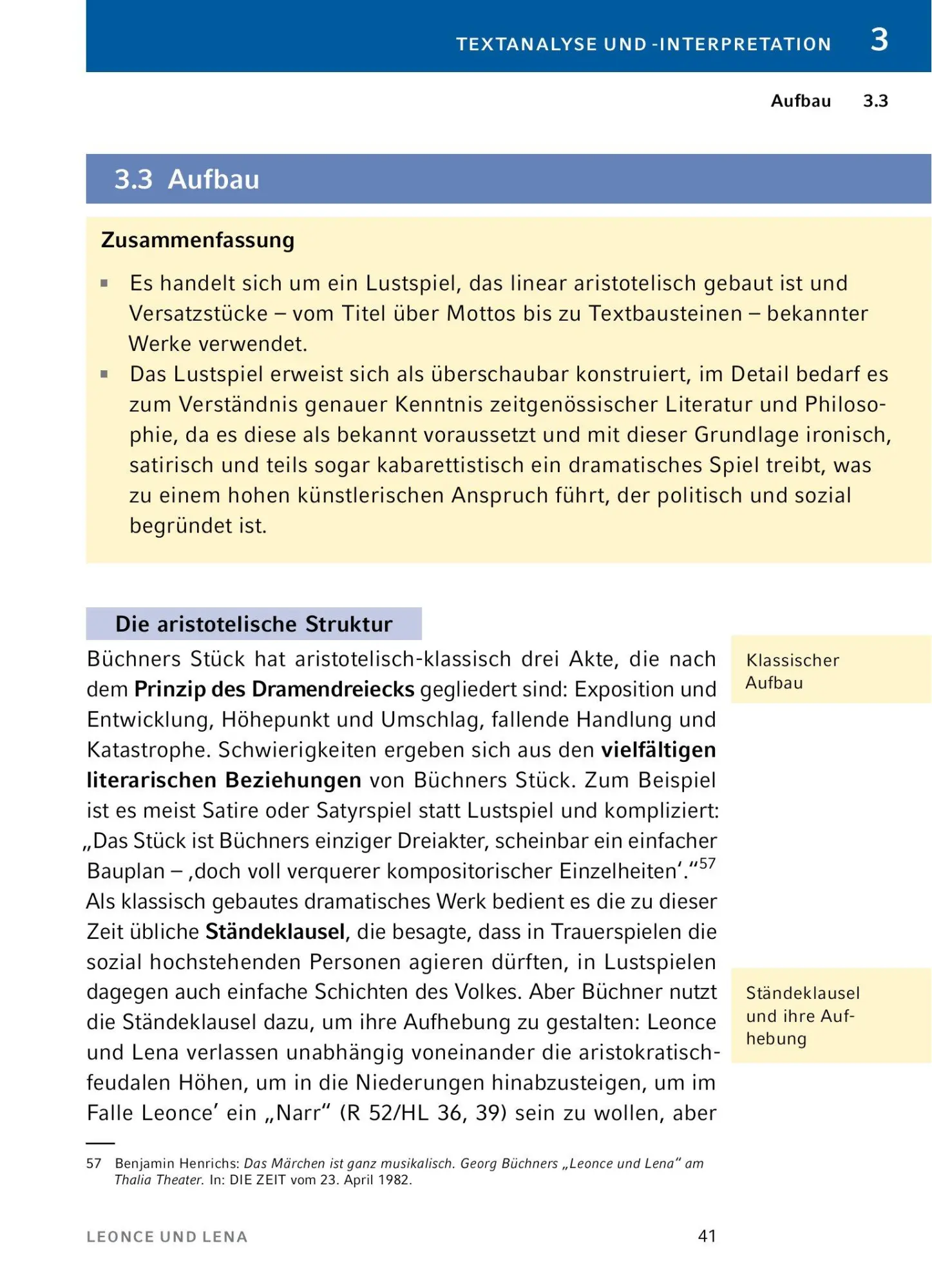 Bild: 9783804420670 | Leonce und Lena - Textanalyse und Interpretation | Georg Büchner