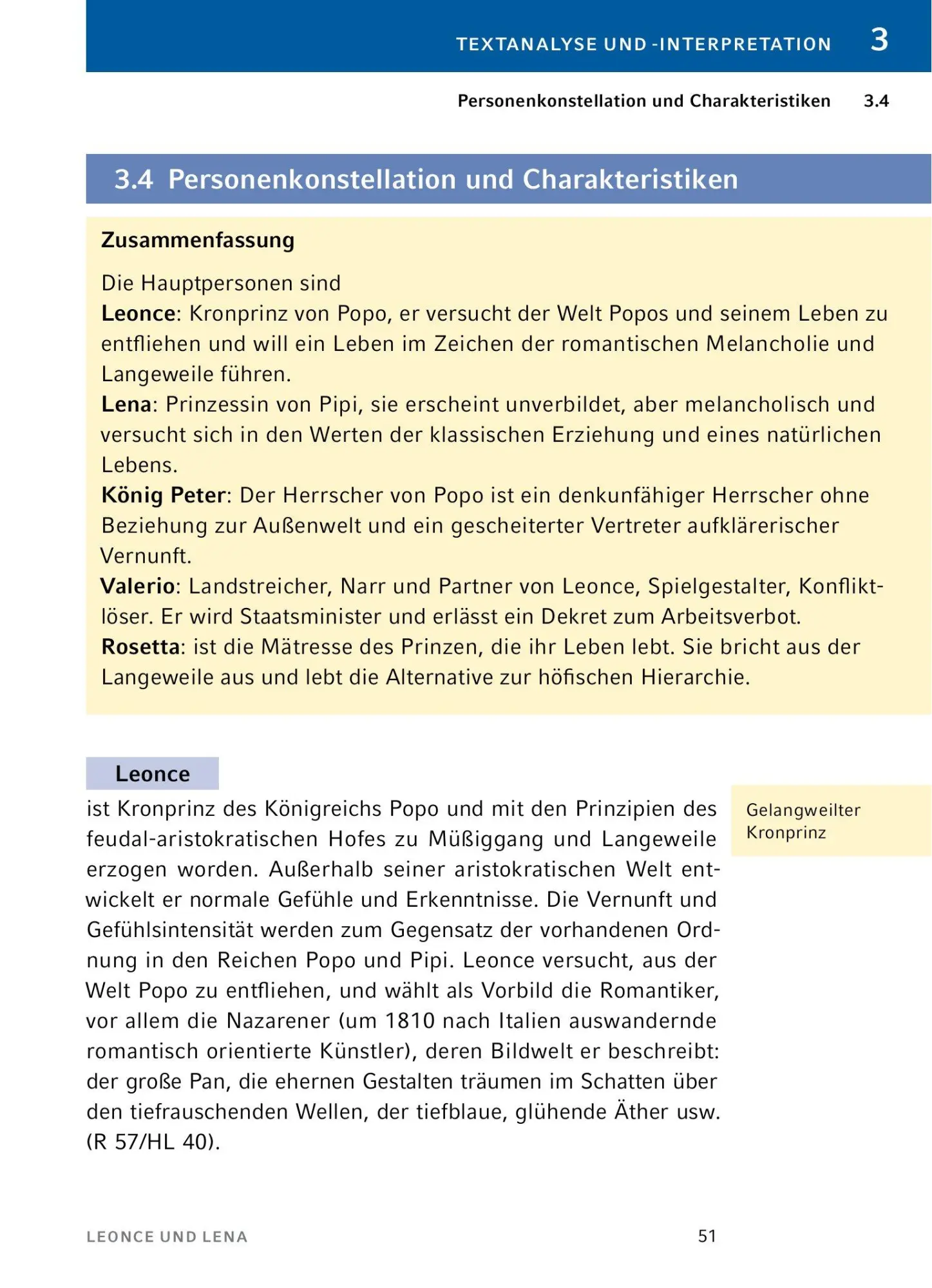 Bild: 9783804420670 | Leonce und Lena - Textanalyse und Interpretation | Georg Büchner