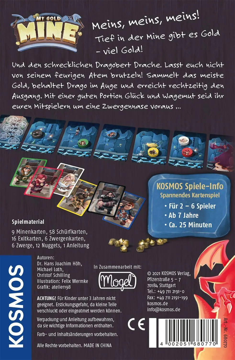 Bild: 4002051680770 | My Gold Mine | Michael Loth (u. a.) | Spiel | Brettspiel | 680770