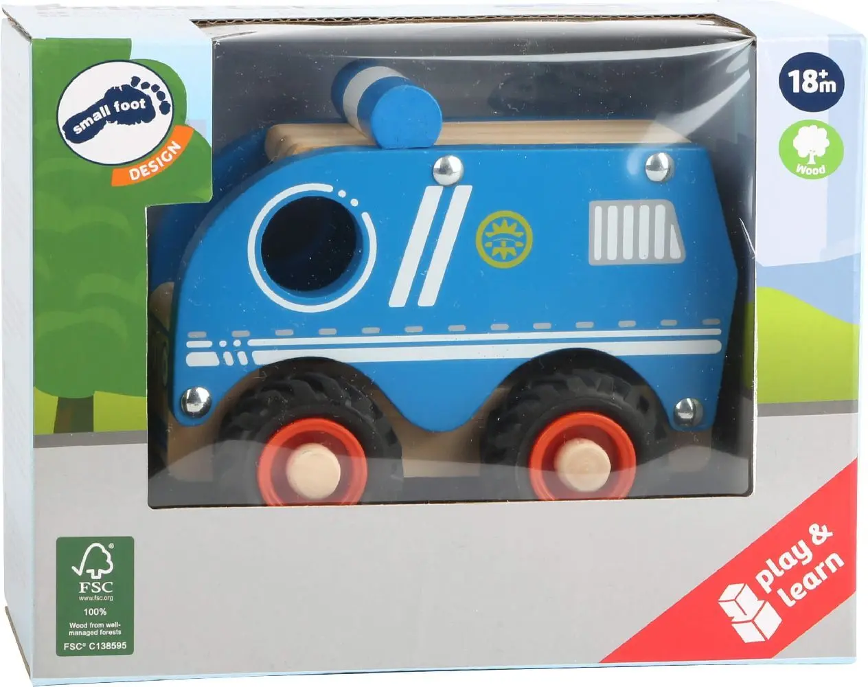 Cover: 4020972110770 | Polizeifahrzeug | small foot-Bunt-Verpackung mit Sichtfenster | 11077