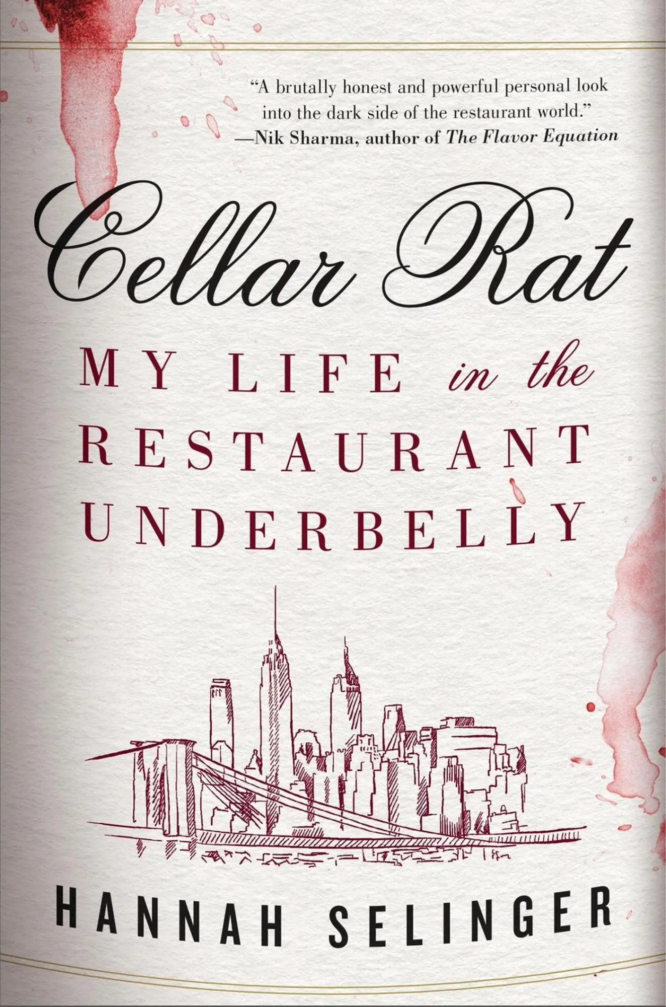 Cover: 9780316570770 | Cellar Rat | My Life in the Restaurant Underbelly | Hannah Selinger