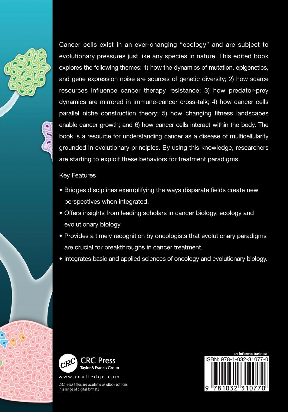 Rückseite: 9781032310770 | Cancer through the Lens of Evolution and Ecology | Somarelli (u. a.)