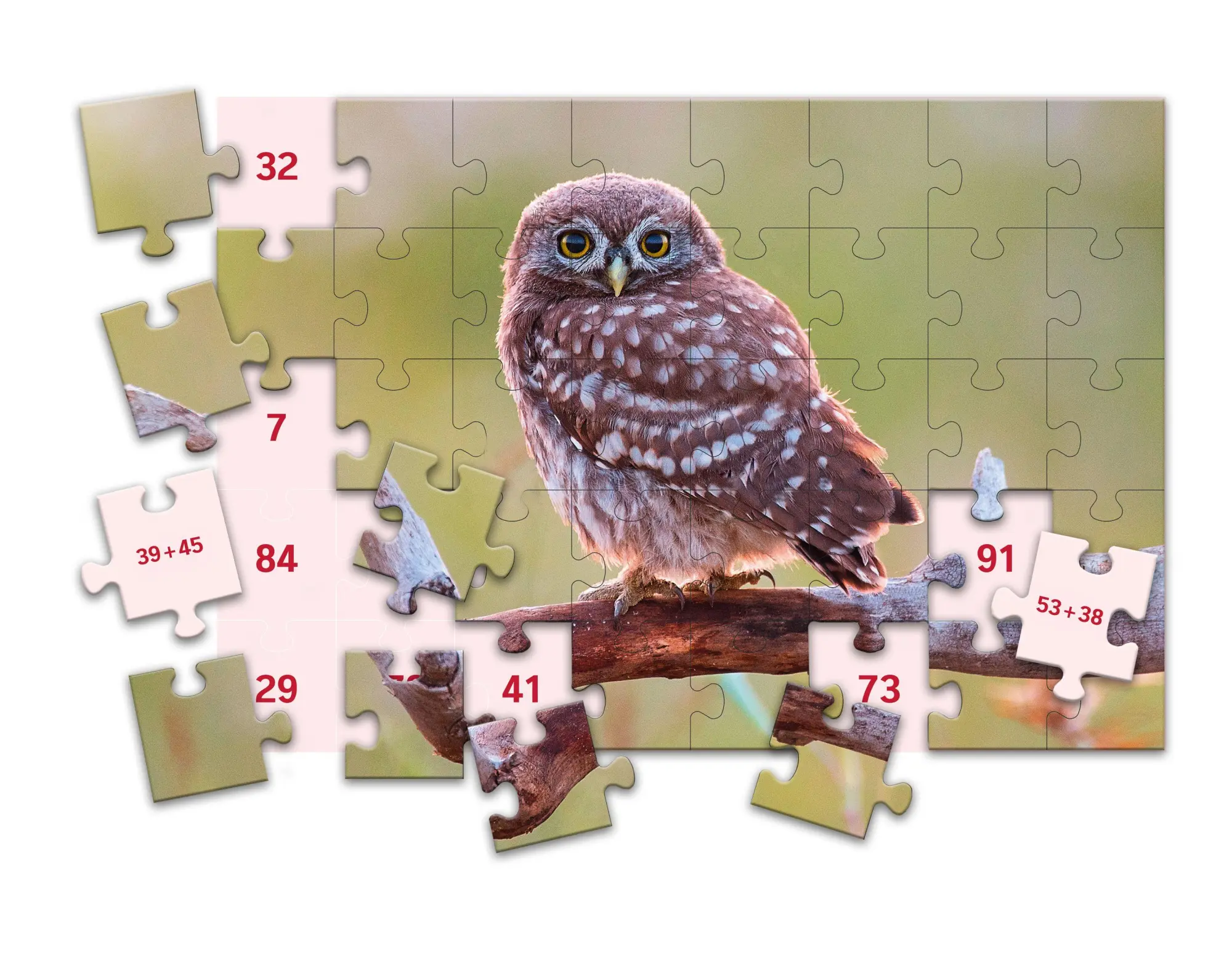 Bild: 9783039760770 | SCHUBI MATHpuzzles. Addition/Subtraktion bis 100 | Box | MATHpuzzles