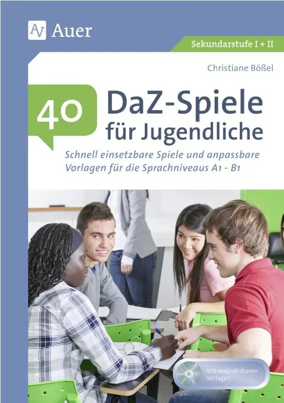 Cover: 9783403080770 | 40 DaZ - Spiele für Jugendliche | Christiane Bößel | Broschüre | 72 S.