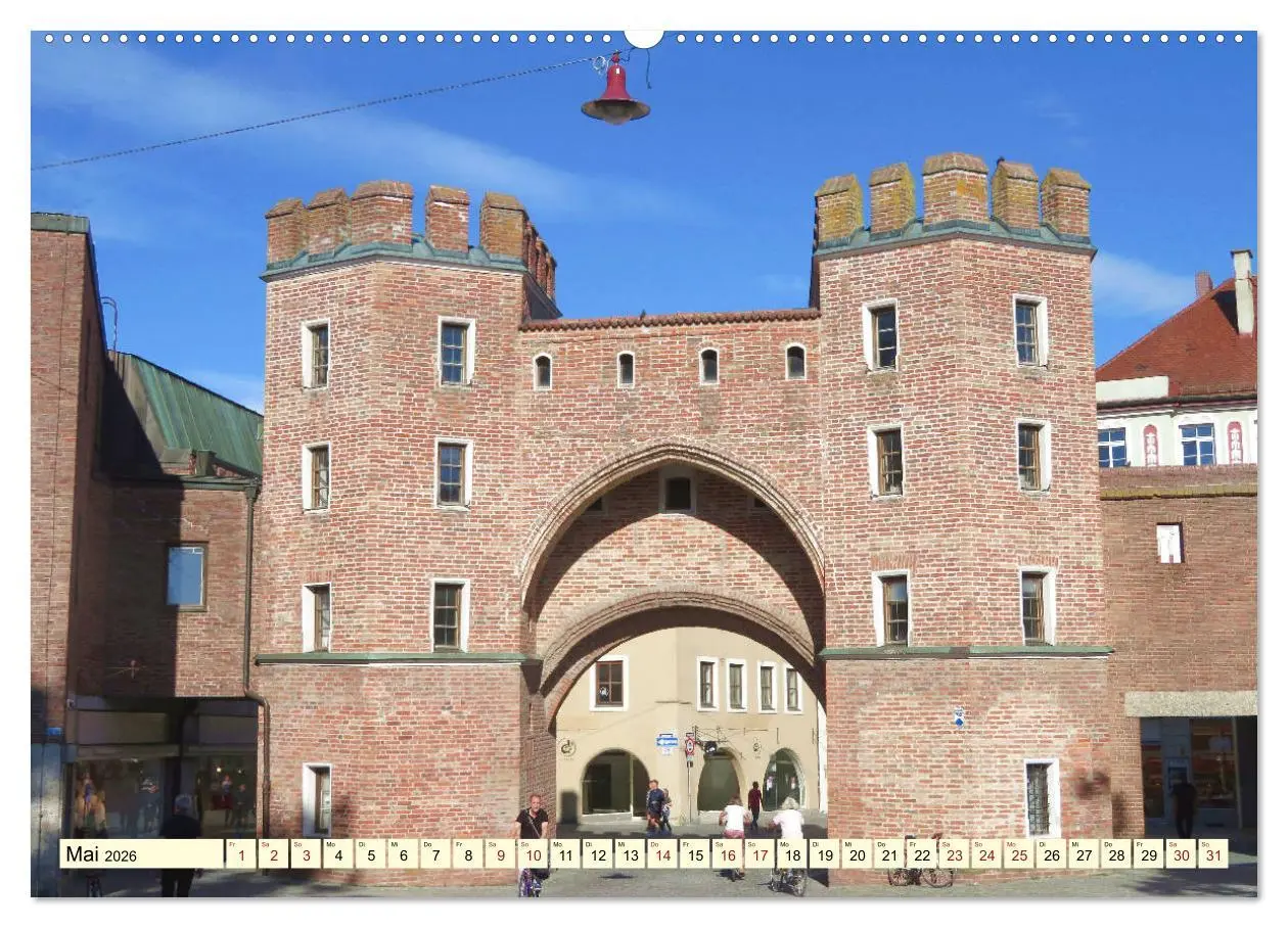 Bild: 9783457780770 | Unterwegs in Landshut (Wandkalender 2026 DIN A2 quer), CALVENDO...
