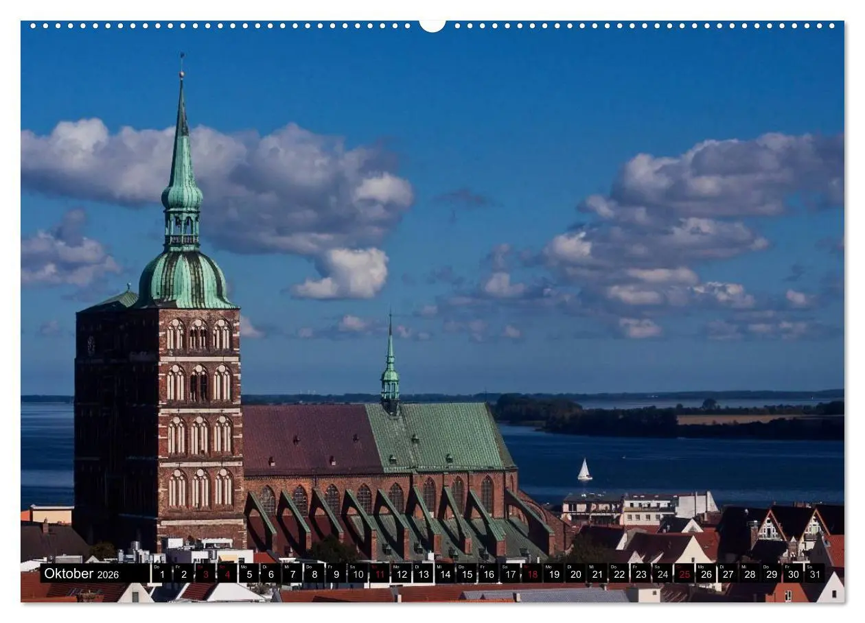 Bild: 9783516010770 | Ostseeperle Stralsund (Wandkalender 2026 DIN A2 quer), CALVENDO...
