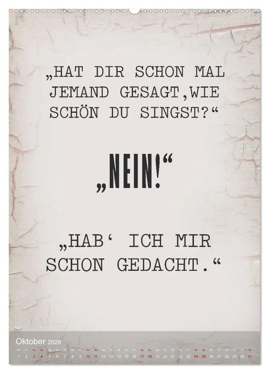 Bild: 9783516250770 | Ziemlich schlecht gelaunt (hochwertiger Premium Wandkalender 2026...