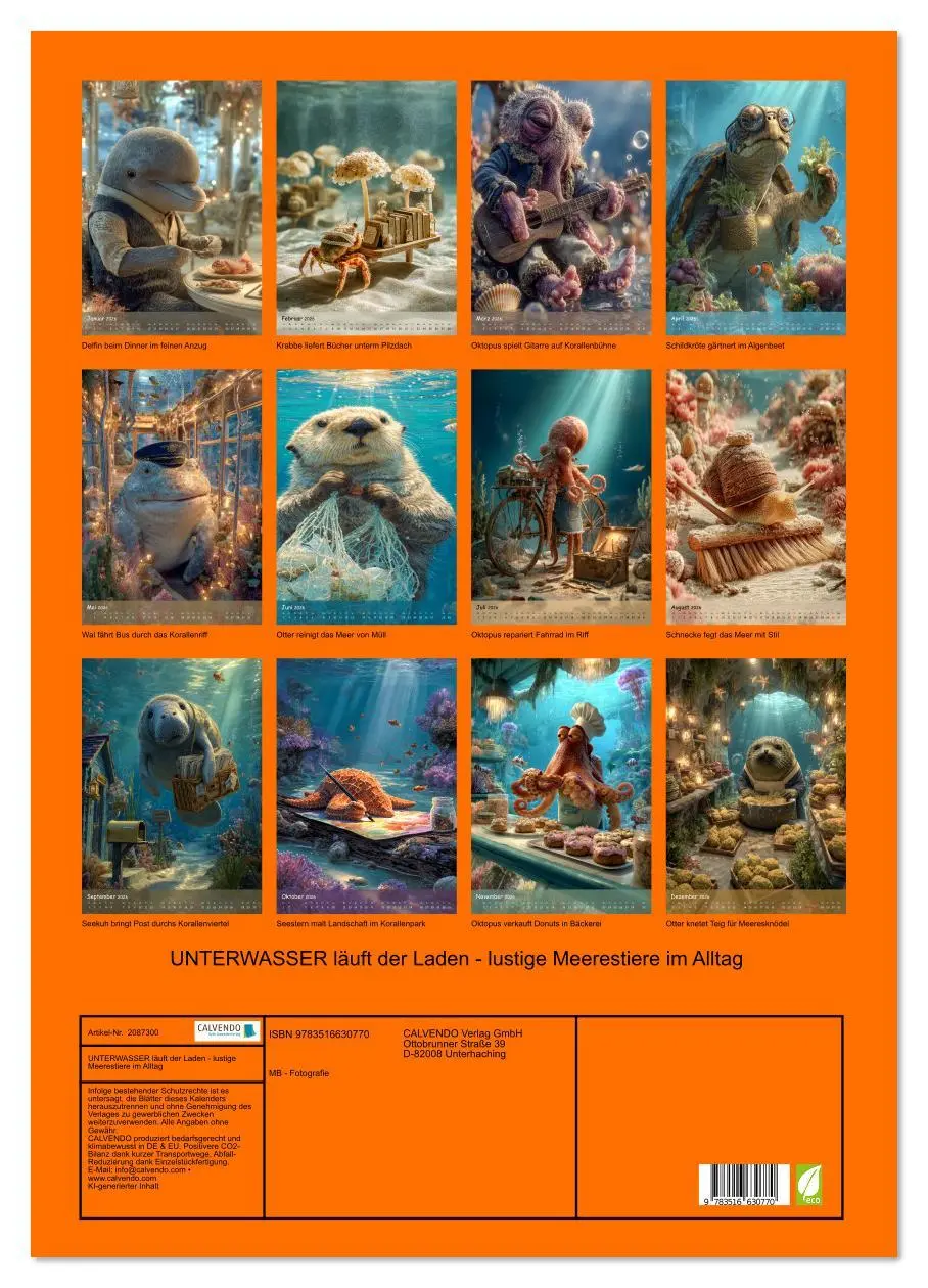 Bild: 9783516630770 | UNTERWASSER läuft der Laden - lustige Meerestiere im Alltag...