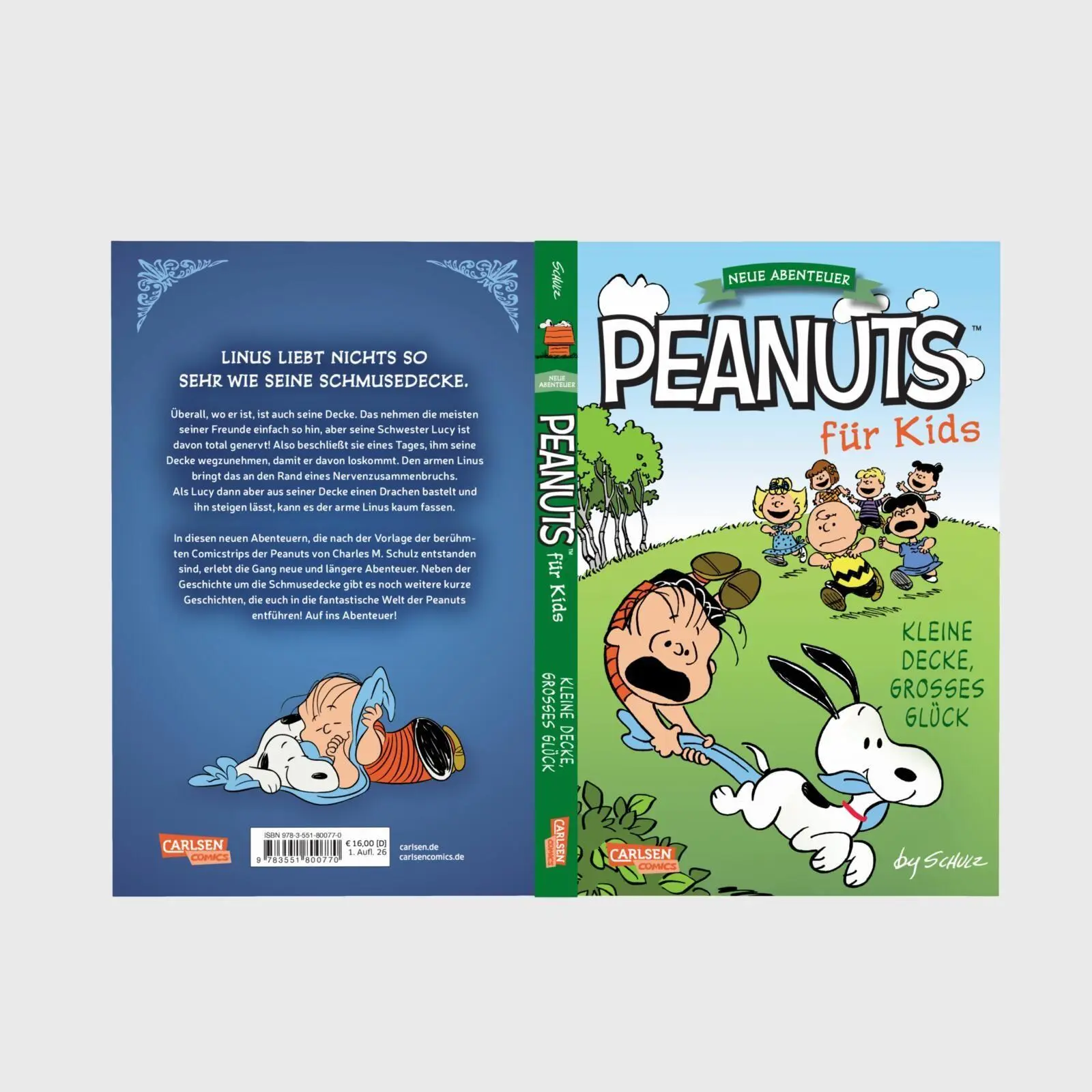 Bild: 9783551800770 | Peanuts für Kids - Neue Abenteuer 7: Kleine Decke, großes Glück | Buch
