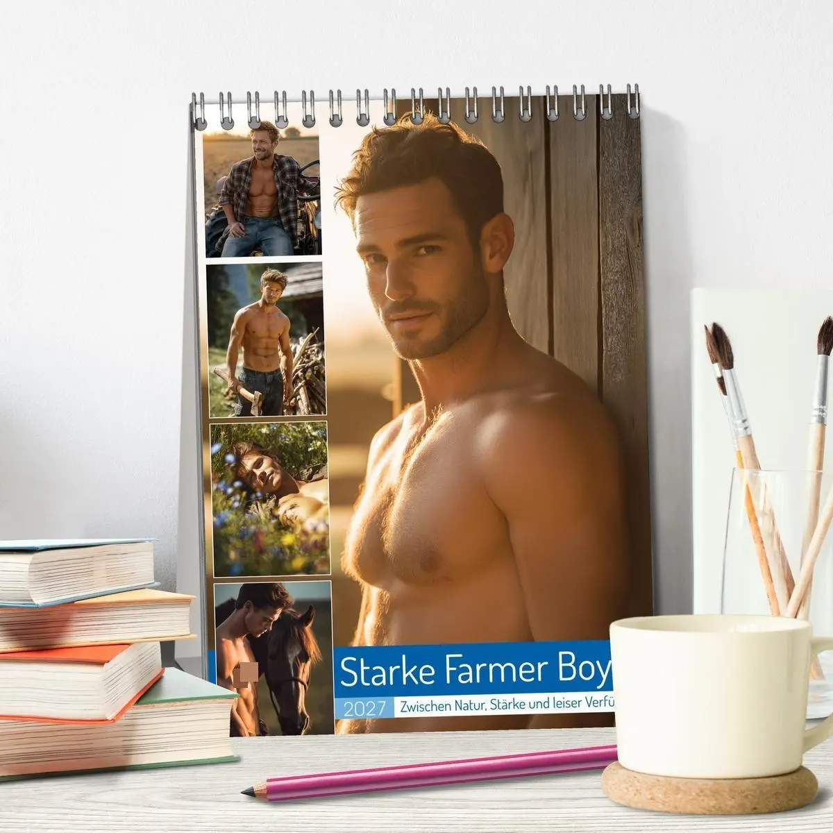 Bild: 9783569720770 | Starke Farmer Boys (Tischkalender 2027 DIN A5 hoch), CALVENDO...