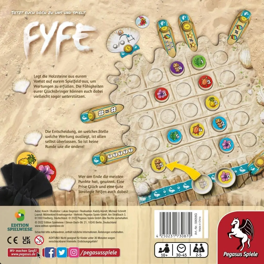 Bild: 4250231730870 | FYFE (Edition Spielwiese) (deutsche Ausgabe) | Kosch | Spiel | 59056G