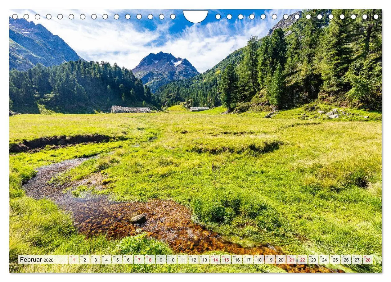 Bild: 9783457770870 | Bündnerland (Wandkalender 2026 DIN A4 quer), CALVENDO Monatskalender