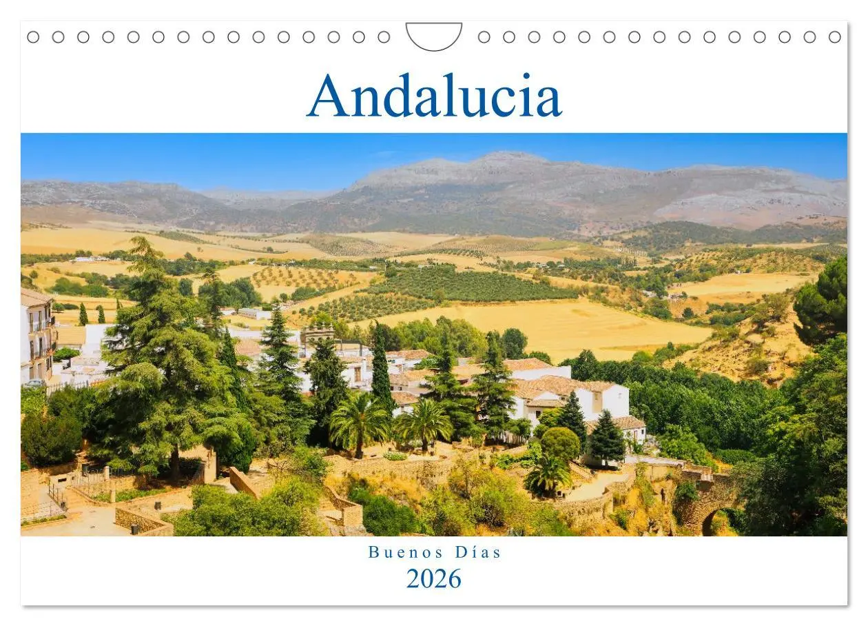 Cover: 9783457910870 | Andalucía - Buenos Días (Wandkalender 2026 DIN A4 quer), CALVENDO...