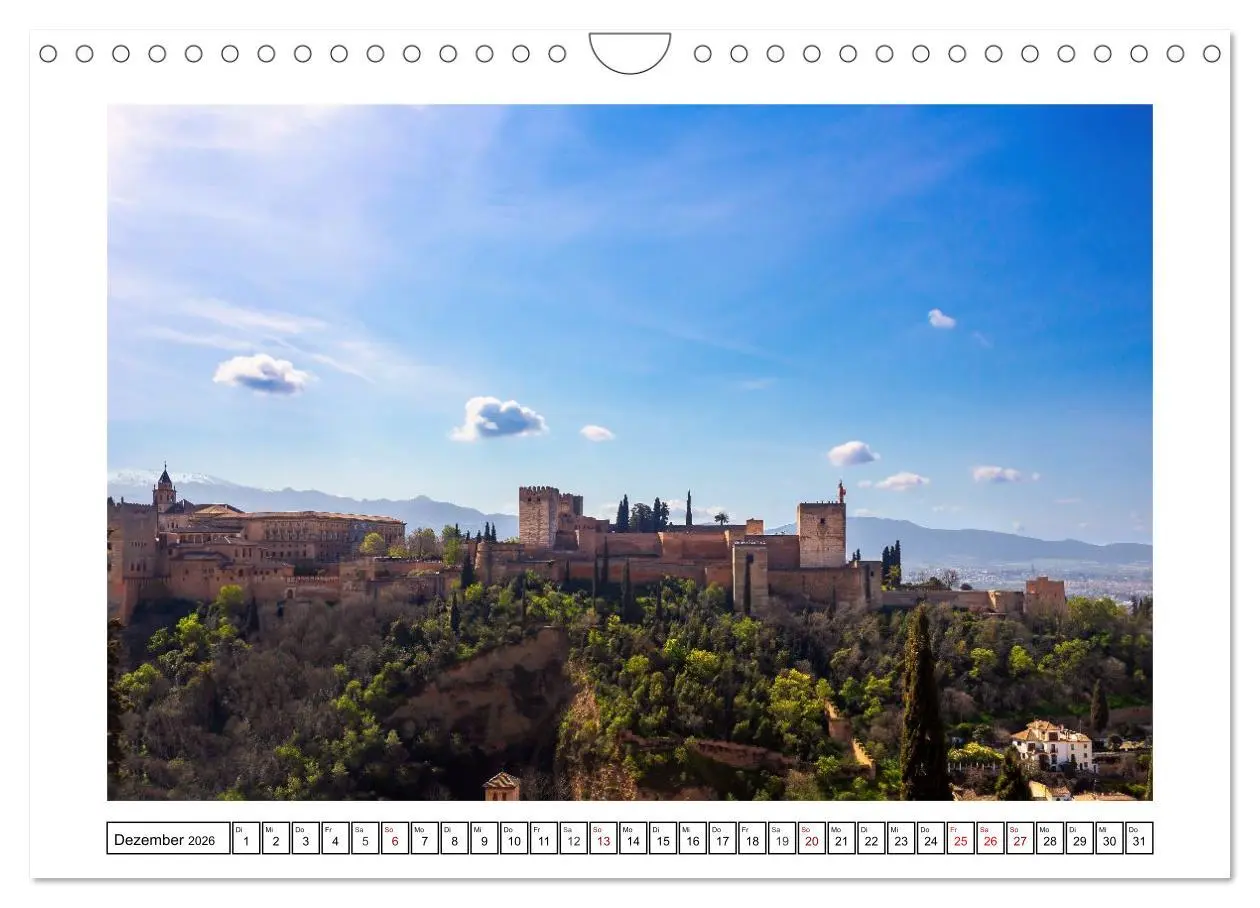 Bild: 9783457910870 | Andalucía - Buenos Días (Wandkalender 2026 DIN A4 quer), CALVENDO...
