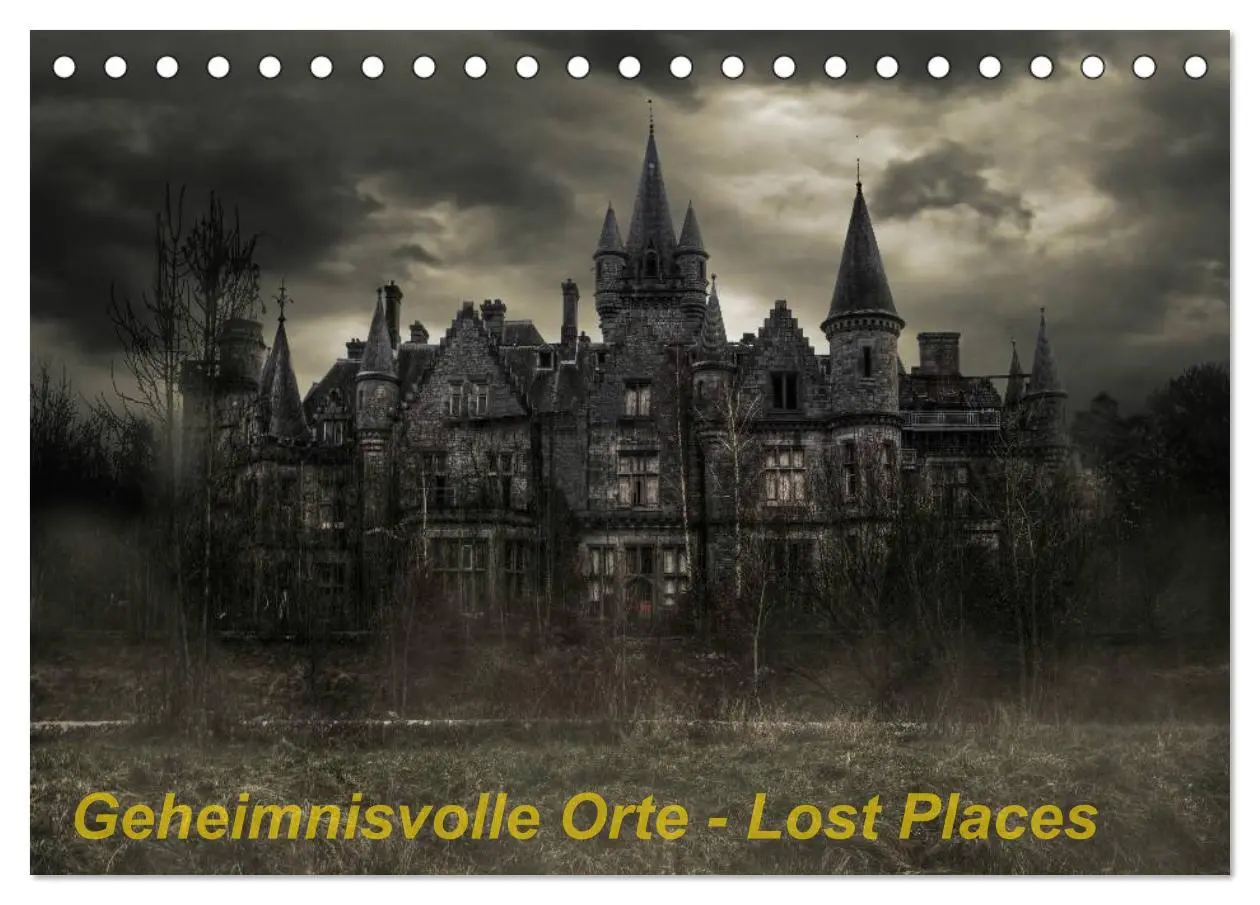 Cover: 9783516170870 | Geheimnisvolle Orte - Lost Places (Tischkalender 2026 DIN A5 quer),...