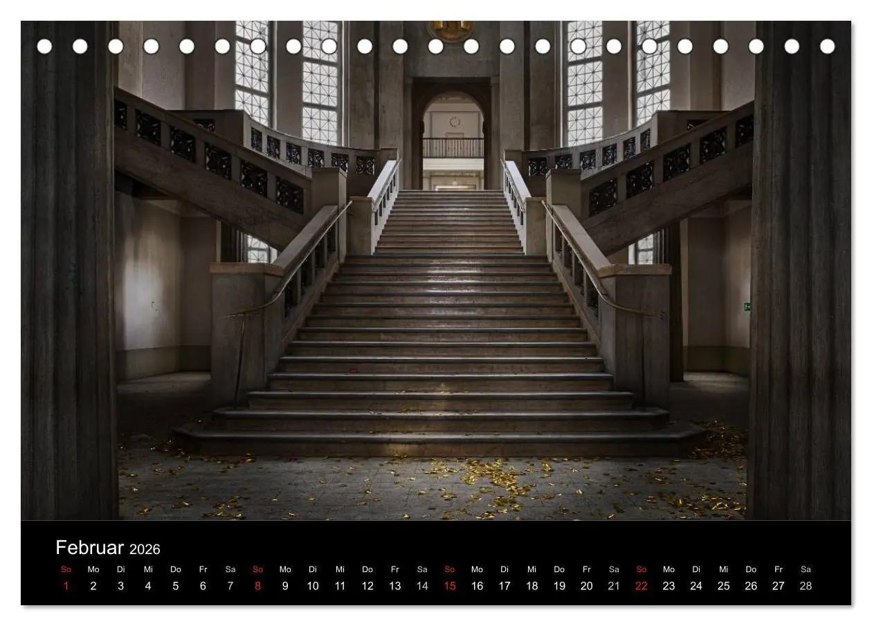 Bild: 9783516170870 | Geheimnisvolle Orte - Lost Places (Tischkalender 2026 DIN A5 quer),...