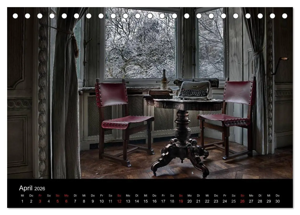 Bild: 9783516170870 | Geheimnisvolle Orte - Lost Places (Tischkalender 2026 DIN A5 quer),...