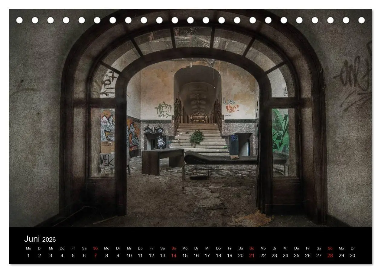 Bild: 9783516170870 | Geheimnisvolle Orte - Lost Places (Tischkalender 2026 DIN A5 quer),...
