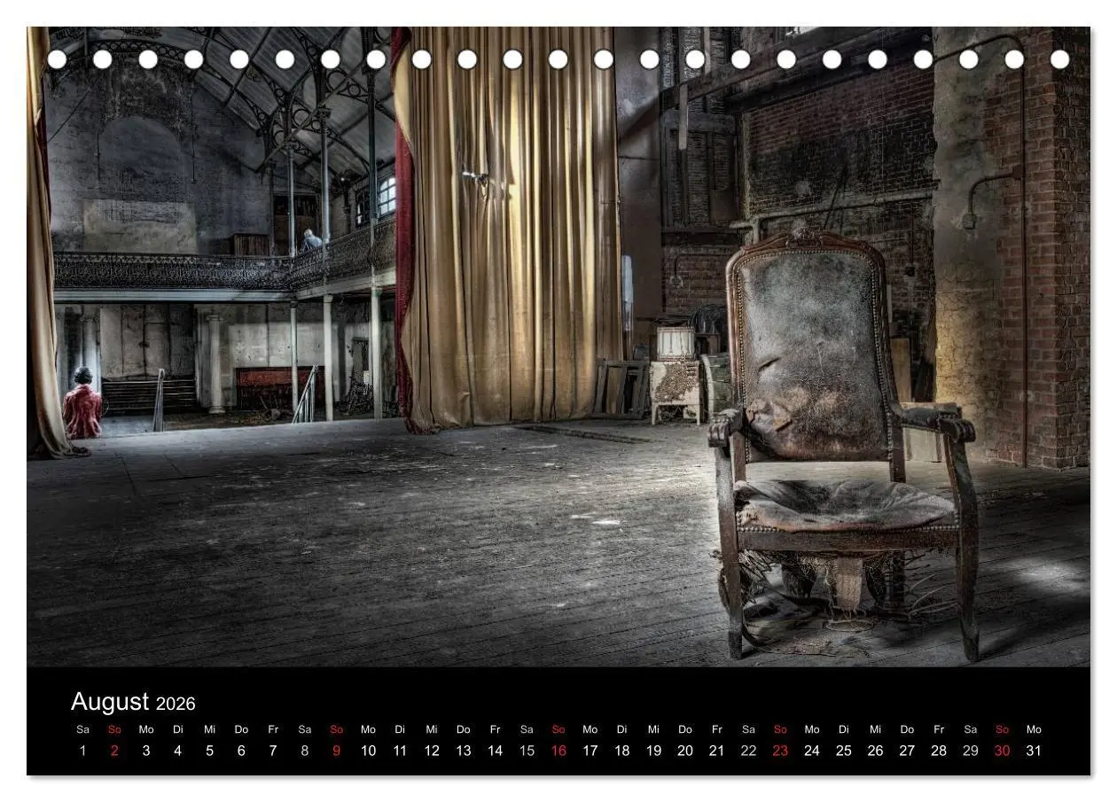Bild: 9783516170870 | Geheimnisvolle Orte - Lost Places (Tischkalender 2026 DIN A5 quer),...