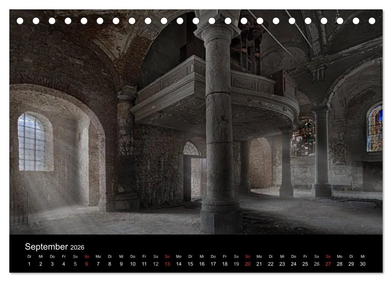 Bild: 9783516170870 | Geheimnisvolle Orte - Lost Places (Tischkalender 2026 DIN A5 quer),...