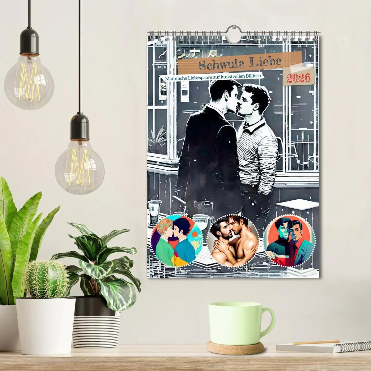 Bild: 9783516310870 | Schwule Liebe (Wandkalender 2026 DIN A4 hoch), CALVENDO Monatskalender