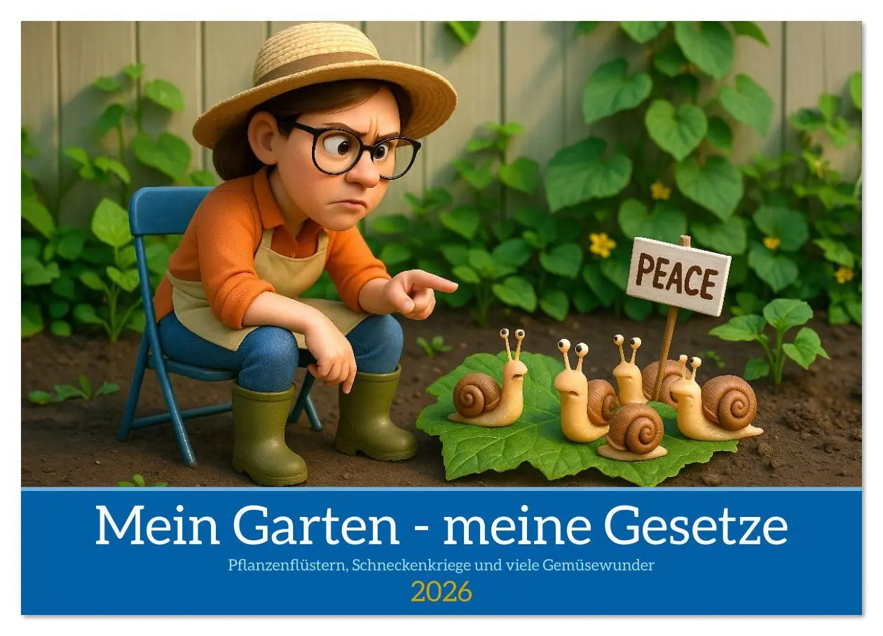 Cover: 9783516620870 | Mein Garten - meine Gesetze (Wandkalender 2026 DIN A3 quer),...