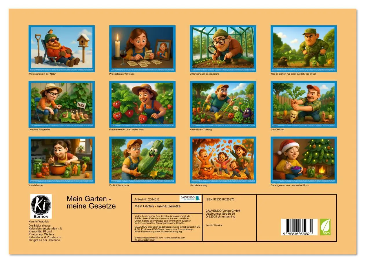 Bild: 9783516620870 | Mein Garten - meine Gesetze (Wandkalender 2026 DIN A3 quer),...