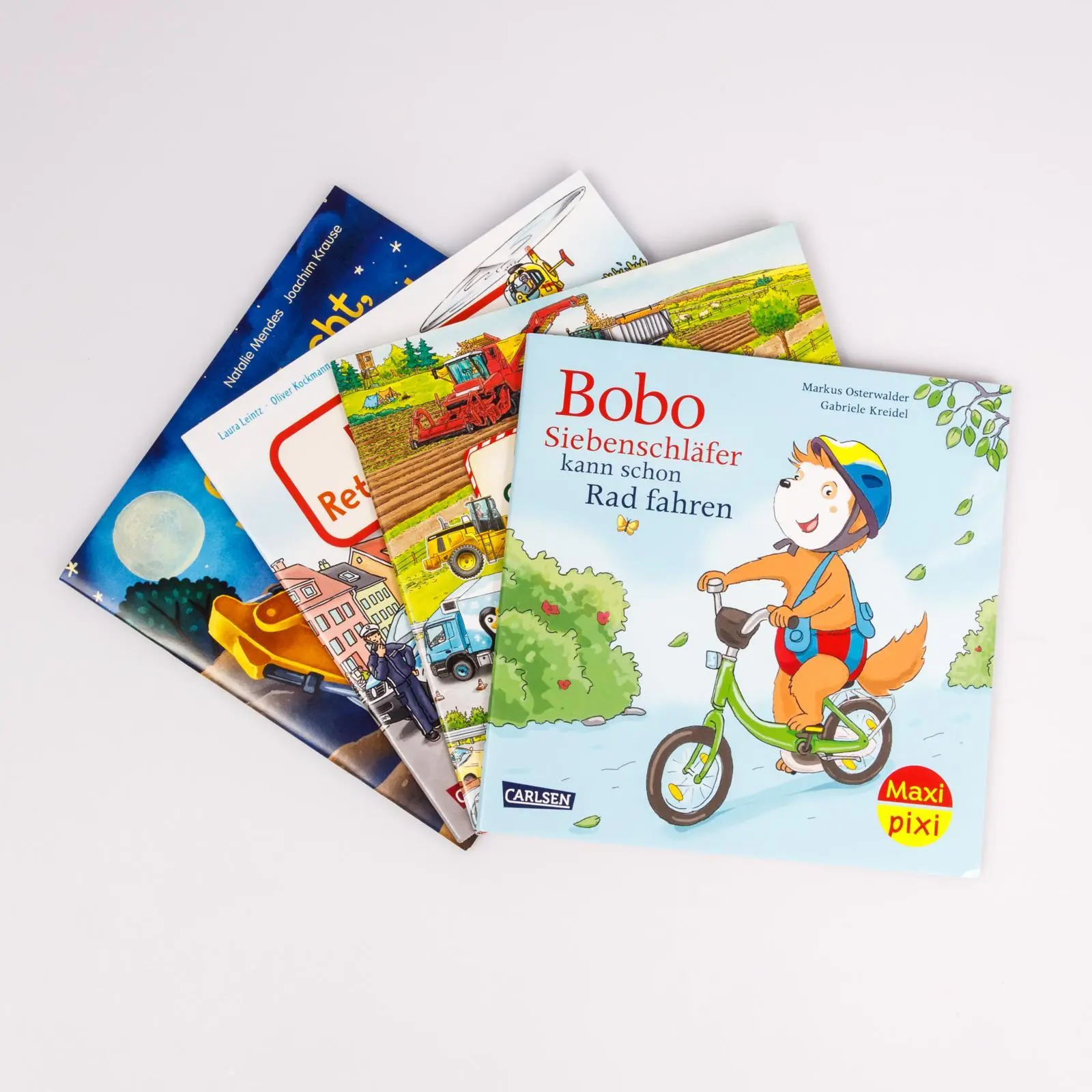 Bild: 9783551030870 | Maxi-Pixi-4er-Set 123: Große Räder - kleine Räder (4x1 Exemplar)