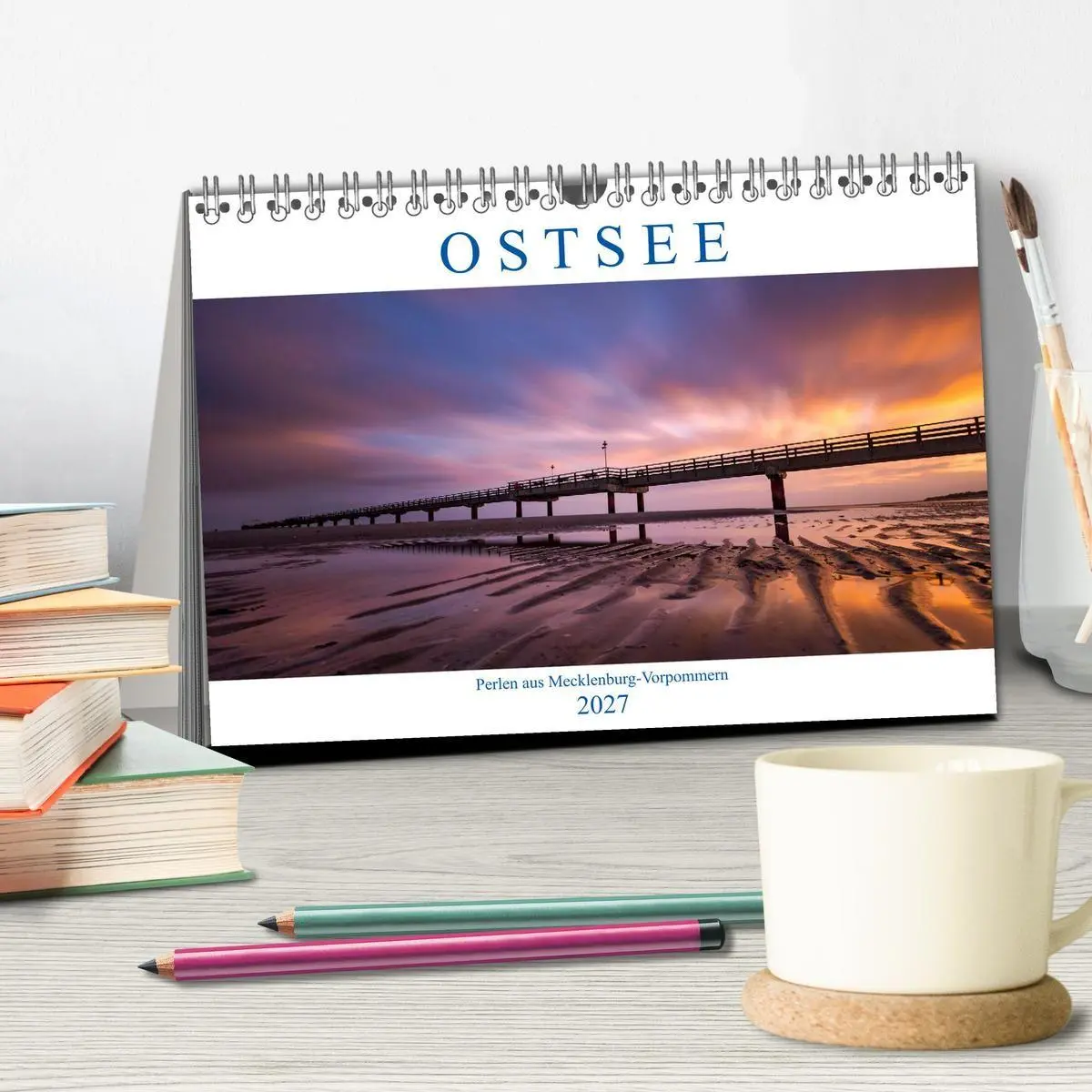 Bild: 9783569570870 | Ostsee - Perlen aus Mecklenburg-Vorpommern (Tischkalender 2027 DIN...